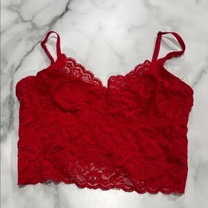 Gilly Hicks Scarlet Lace Bralette